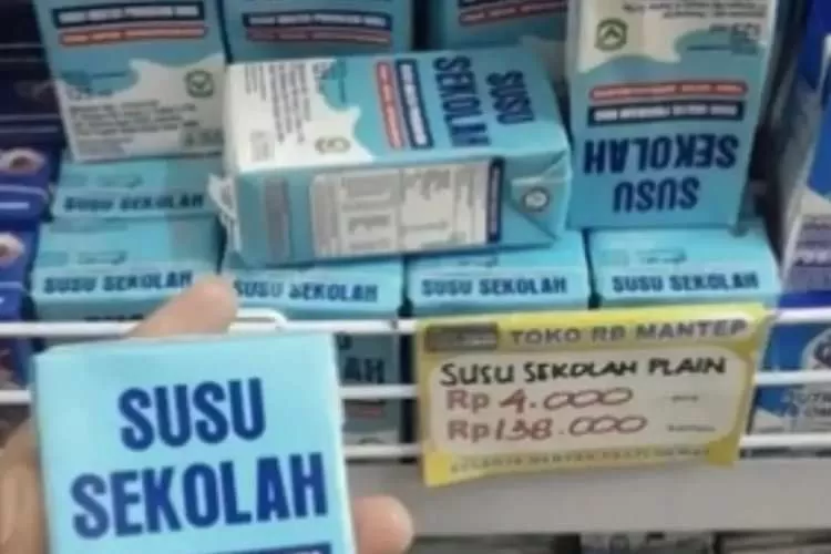 Viral di Media Sosial! Susu Program Makan Bergizi Gratis Diduga Dijual Bebas di Minimarket, Kok Bisa? (KlikSoloNews/dok)