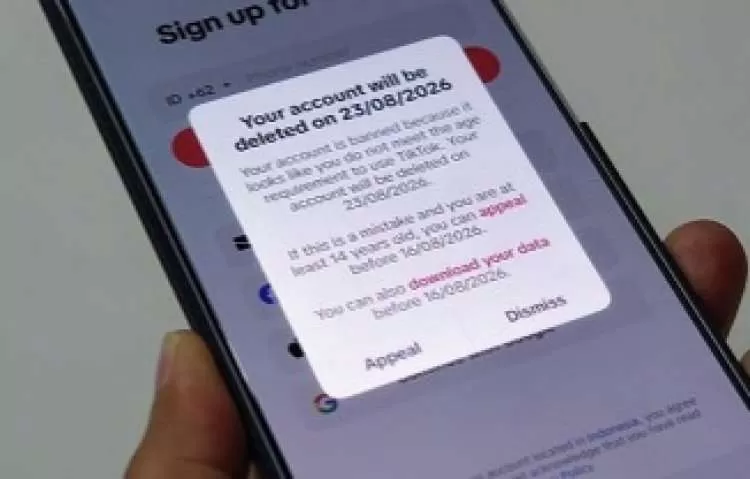 Ratusan Ribu Akun TikTok Ditangguhkan di Indonesia, Imbas Aturan Batas Usia Pengguna. (KlikSoloNews/dok)