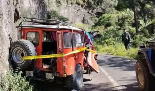 Kecelakaan Maut Jip Wisata di Bromo, Sopir dan Wisatawan Asal Semarang Tewas. (KlikSoloNews/dok)