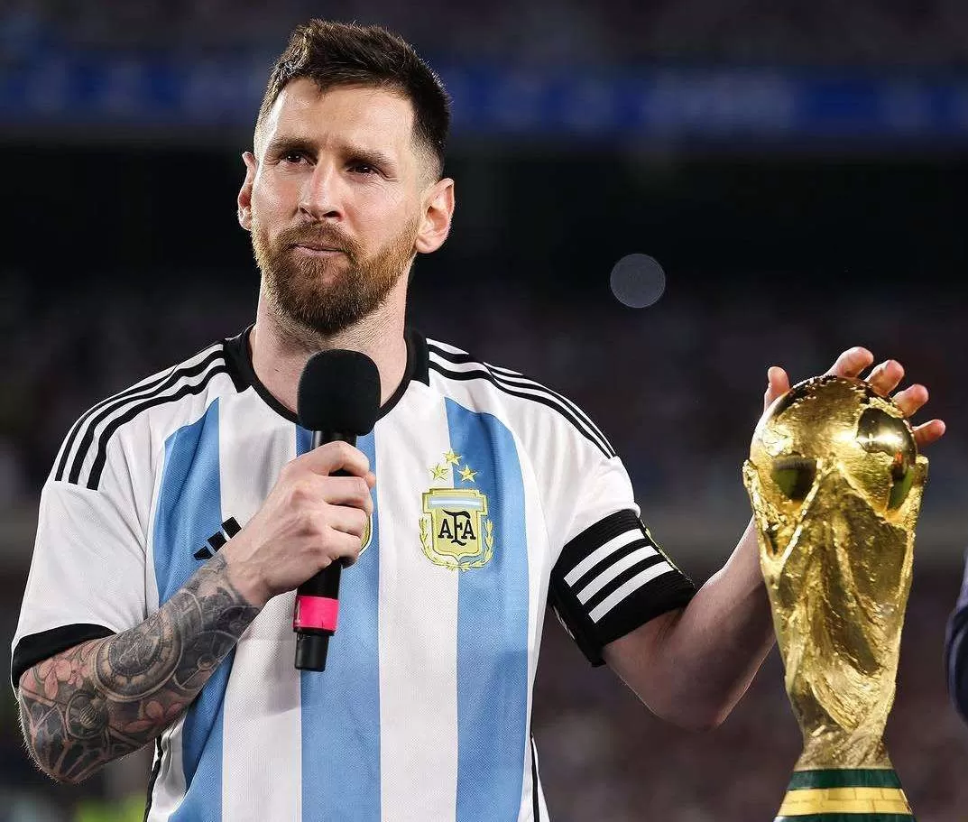 Lionel Messi Susul Cristiano Ronaldo Cetak Rekor Fantastis di Piala Dunia 2026. (KlikSoloNews/dok Instagram Lionel Messi)