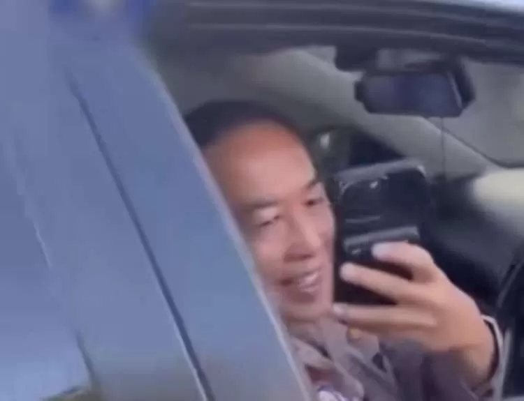 Polisi Pangkat AKBP Merokok dan Tak Pakai Sabuk Pengaman, Akhirnya Minta Maaf Usai Viral. (KlikSoloNews/dok)