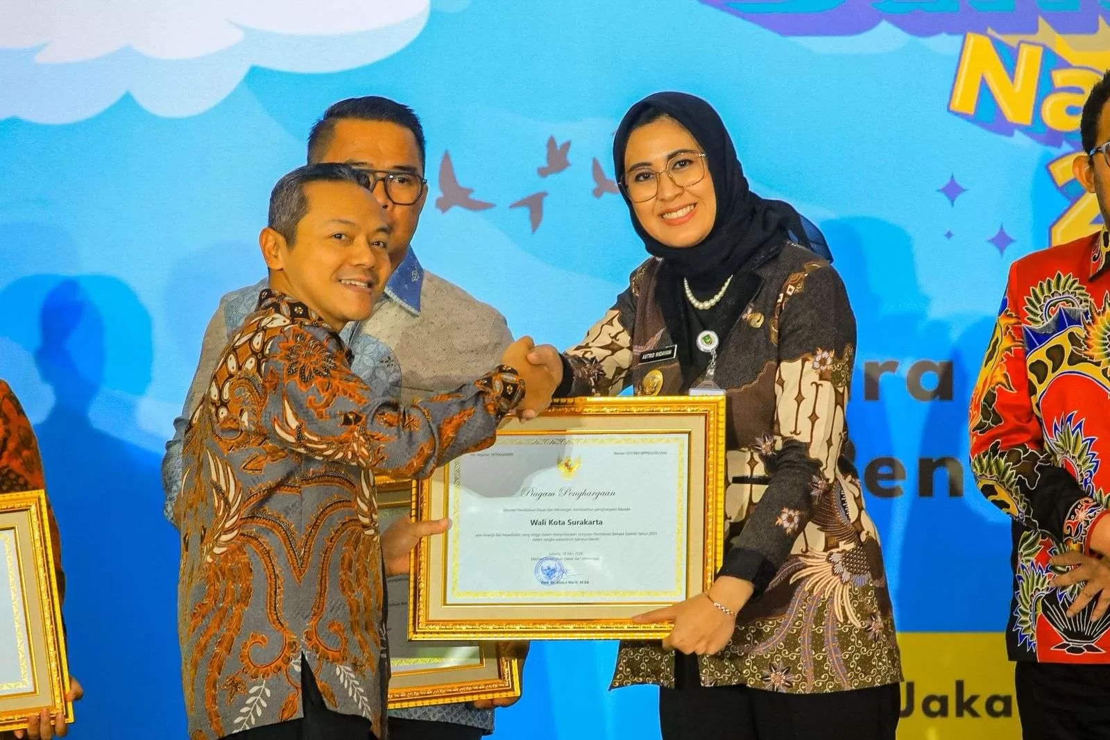 Kota Solo Raih Penghargaan Nasional Pelestarian Bahasa Daerah dari Kemendikdasmen. (KlikSoloNews/dok)