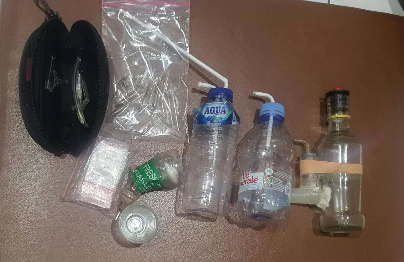 Polda Jateng Bongkar Peredaran Sabu di Solo, Dua Pria Ditangkap di Basement Hotel. (KlikSoloNews/dok)