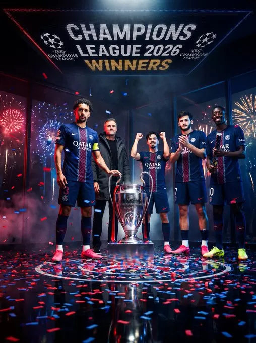 Back to Back! PSG Juara Liga Champions lewat Drama Menegangkan Adu Penalti. (KlikSoloNews/dok X PSG)