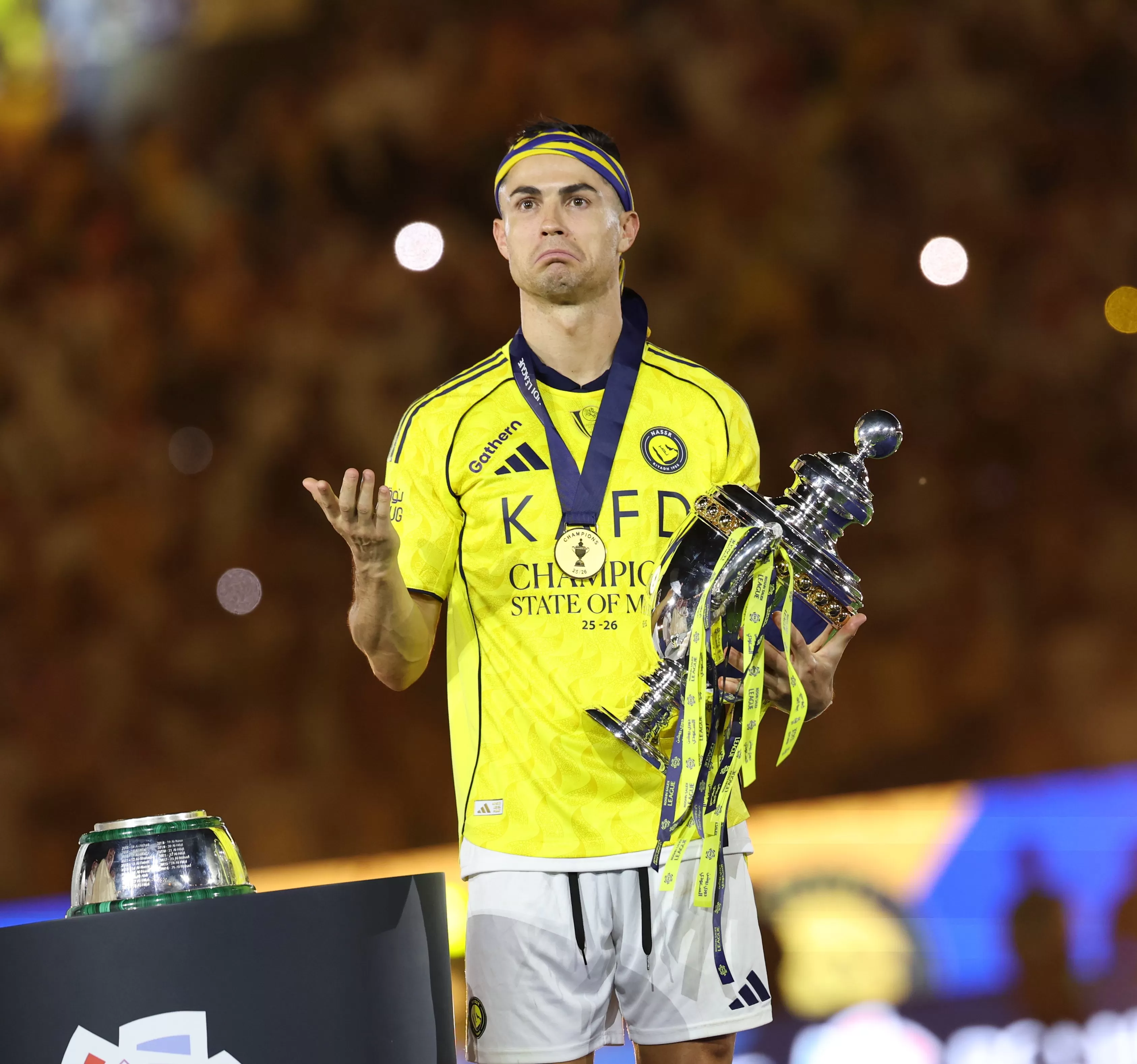 Al Nassr Juara Saudi Pro League 2026, Cristiano Ronaldo: Ini Sangat Berarti bagi Kami, Yalla Nassr! (KlikSoloNews/X Al Nssr)