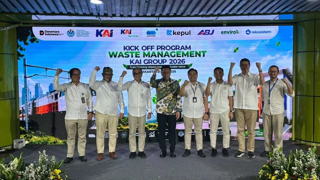 Wamen LH Resmikan Program Pengelolaan Sampah KAI, Target Seluruh Stasiun di Indonesia. (KlikSoloNews/dok)