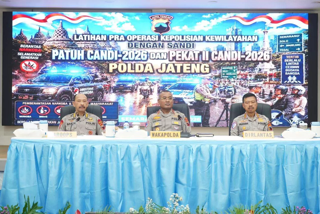 Operasi Patuh Candi 2026 Selama 14 Hari, Pelanggaran Pelat Nomor Kendaraan Jadi Salah Satu Fokus Perhatian. (KlikSoloNews/dok Polda JATENG)