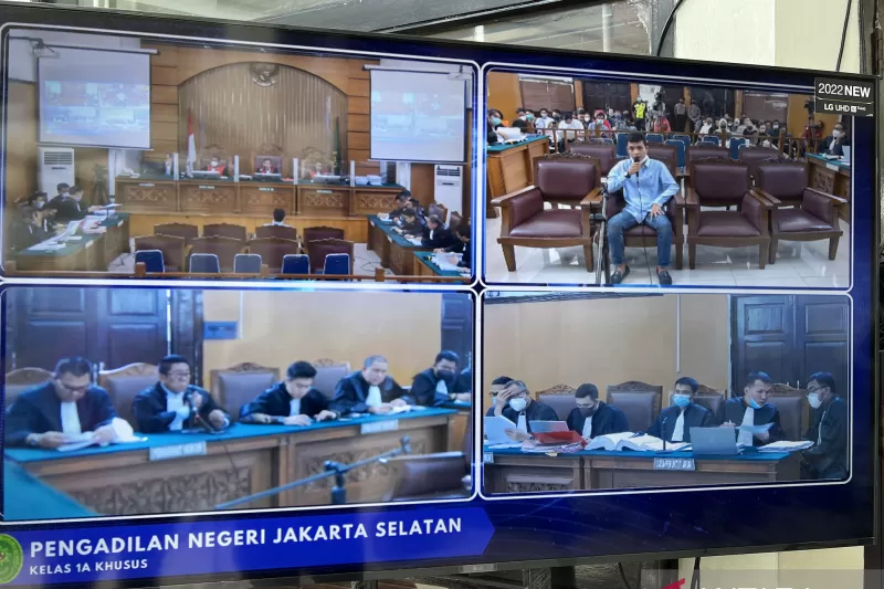 Sidang merintangi penyidikan di PN Jaksel (Foto: Tangkapan Layar)