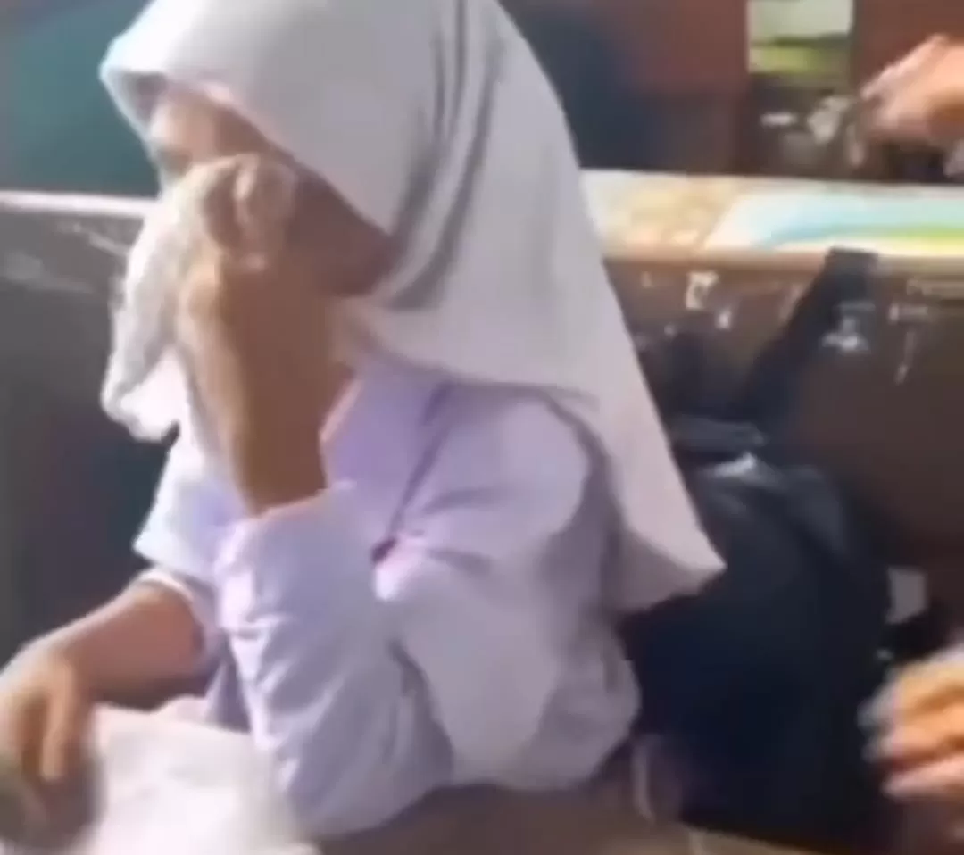 Siswi SD di Ternate korban bullying (Dok tangkapan layar)