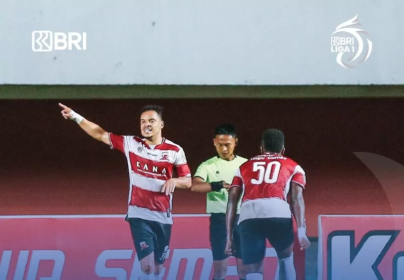 Gol Lulinha membuat PSM menelan kekalahan perdana musim ini pada lanjutan Liga 1 Kamis 15 Desember 2022. (Foto: BRI Liga 1)