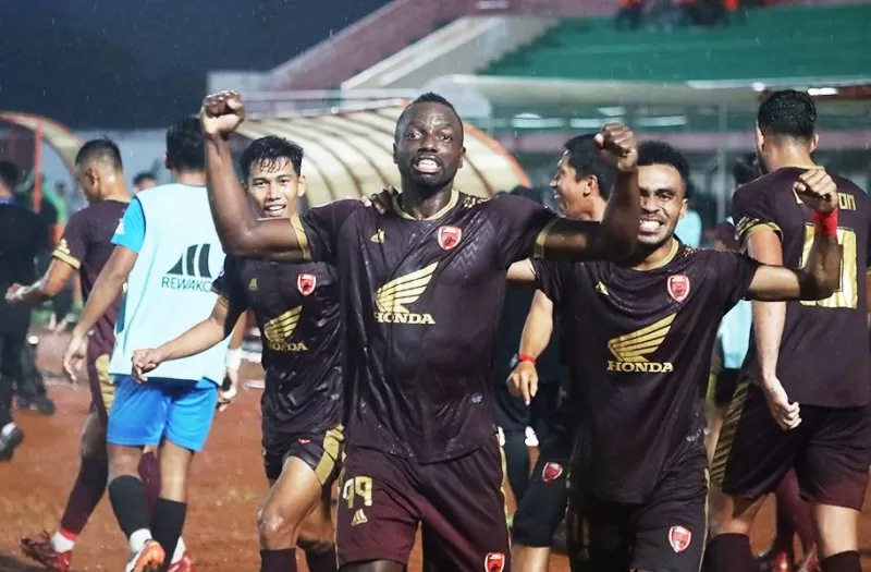 Hasil Liga 1 hari ini adalah kemenangan PSM Makassar atas Persikabo 1973. PSM merebut puncak klasemen sementara. (Foto: PSM Makassar) 