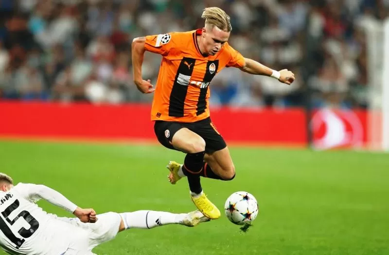 Tawaran Arsenal ditolak Shakhtar Donetsk yang masih mempertahankan Mykhailo Mudryk. (Foto: worldsoccertalk)