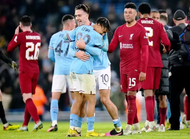 Usai mendepak Liverpool, Manchester City akan menghadapi Southampton di perempat final Piala Liga Inggris 2022-2023. (Foto: the independent)