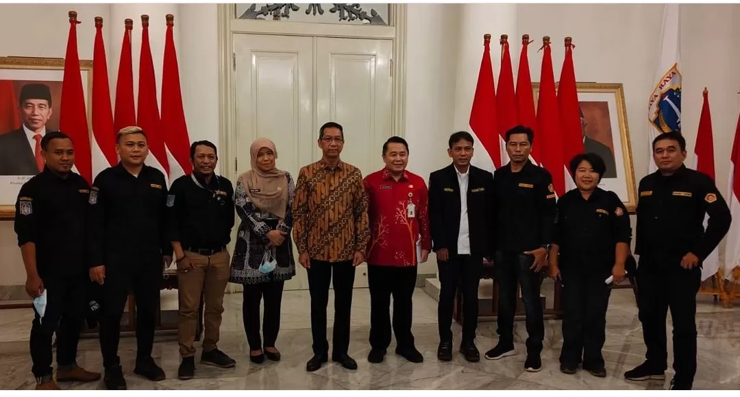 Karang Taruna DKI Jakarta usai bertemu Pj Gubernur DKI Jakarta Her Budi Hartono. Foto: dok Karang taruna.