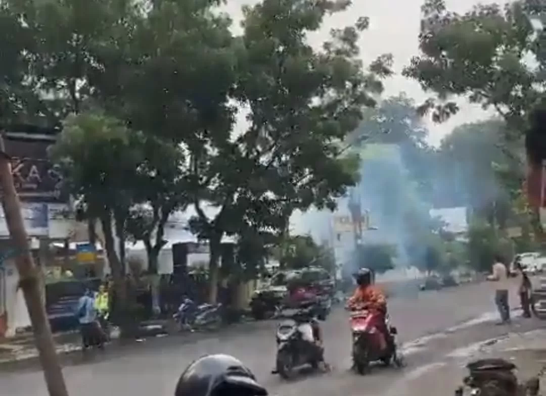 Bom Bunuh Diri di Polsek Astana Anyar (Dok tangkapan layar) 