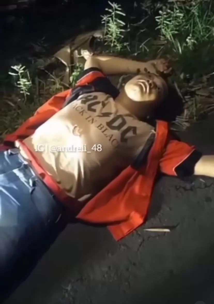 Wanita korban begal di Jombang, Jawa Timur.