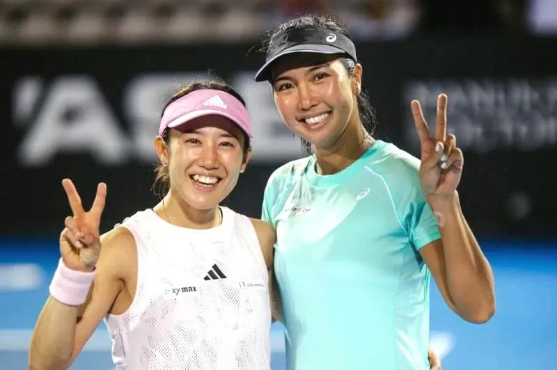 Aldila Sutjiadi -kanan- dan Miyu Kato. (Foto: Instagram @dila11)