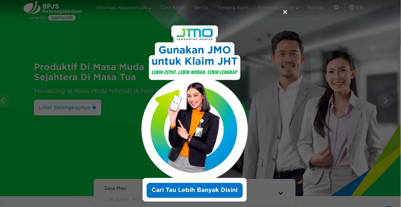 Cara Mencairkan JHT BPJS Ketenagakerjaan.(bpjsketenagakerjaan.go.id)