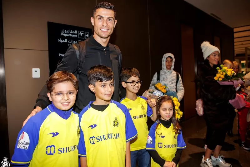 Cristiano Ronaldo tiba di Arab Saudi jelang diperkenalkan sebagai pemain baru Al Nassr. (Foto: Al Nassr FC)