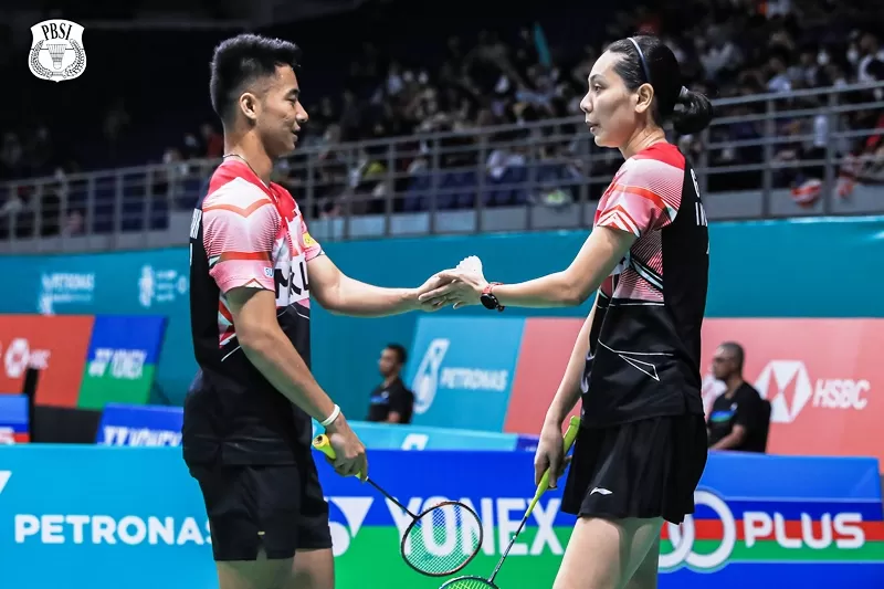 Jadwal Badminton Asia Championship 2023 hari pertama salah satunya menyajikan perjuangan Dejan Ferdinansyah/Gloria Emanuelle Widjaja. (Foto: PBSI)