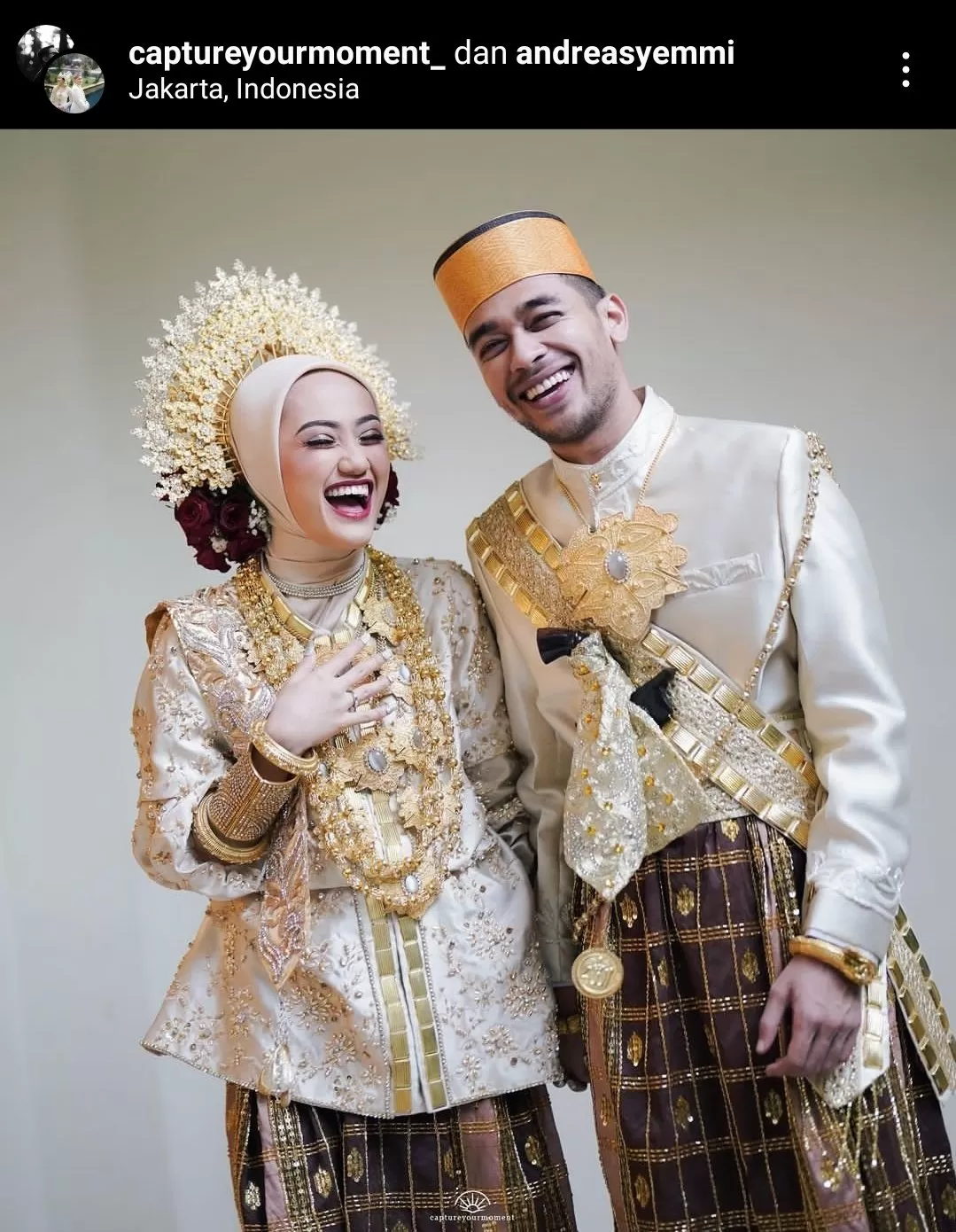 Wafda Saifan diam-diam juga menggelar pernikahan. (Instagram/captureyourmoment_)