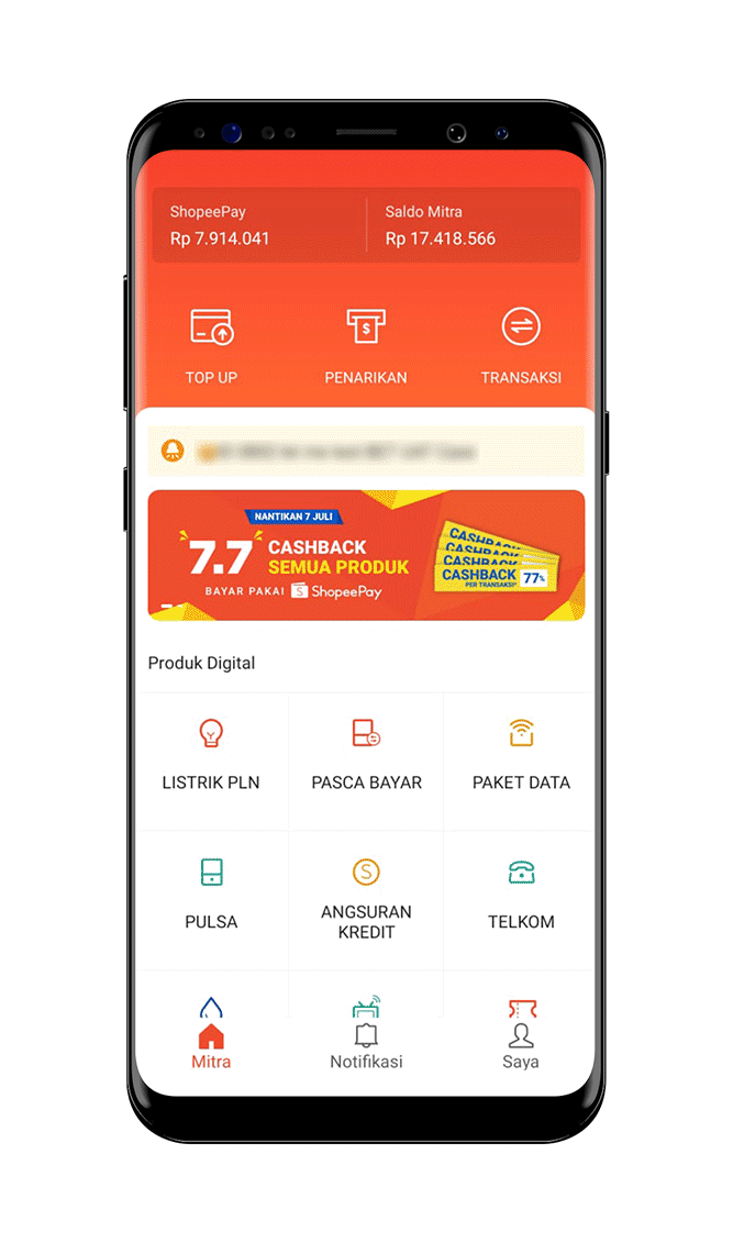 Cara bayar FIF lewat Shopee. (shopee)