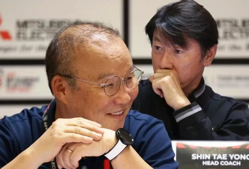 Sejak kapan Shin Tae-yong musuhan dengan Park Hang-seo. (Foto: soha vn)