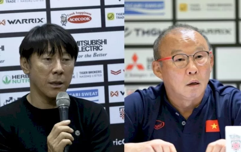 Shin Tae-yong bilang Indonesia-Vietnam setara. Tapi tidak begitu dengan Park Hang-seo. (Foto: net)