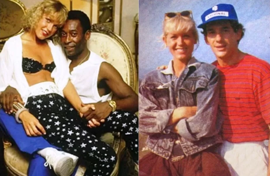 Xuxa Meneghel diketahui menjalin hubungan dengan Pele dan juga akrab dengan Ayrton Senna. (Foto: socialmarilia)