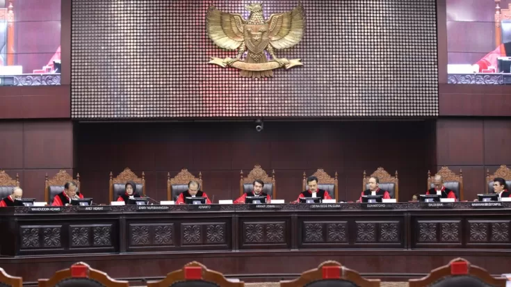 Suasana Sidang Mahkamah Konstitusi. Foto: Dok.KONTEKS.CO.ID