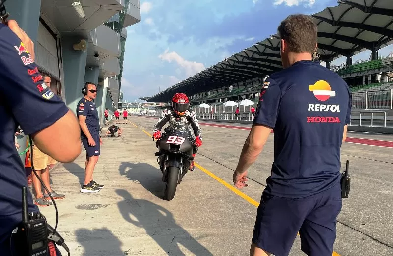 Hasil tes Sepang tes pramusim MotoGP 2023 hari pertama, Jumat 10 Februari 2023 petang WIB. (Foto: Repsol Honda)
