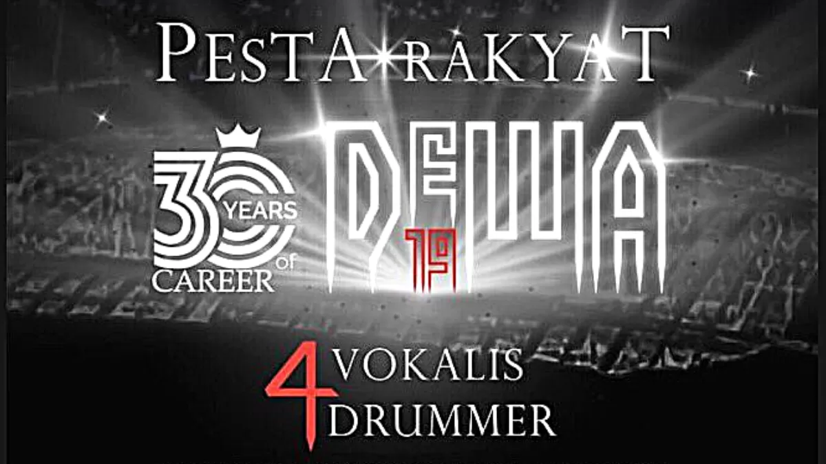 Pesta Rakyat Dewa 19 pakai sound system berstandar FIFA. (Jakpro)