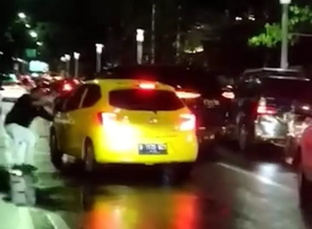Giorgio Ramadhan, Sopir Fortuner arogan di Jalan Senopati (Dok tangkapan layar)