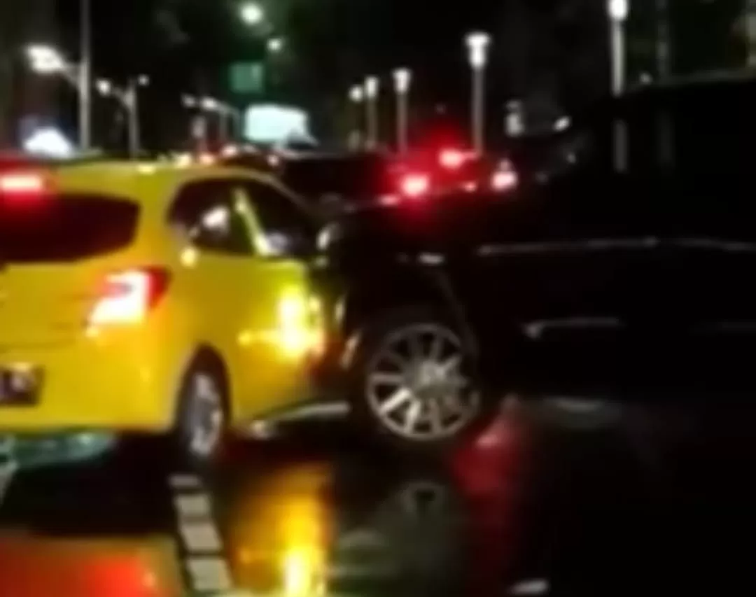 Mediasi Fortuner vs Brio di Senopati Buntu, Giorgio Ramadhan ngotot ditabrak duluan (tangkapan layar)