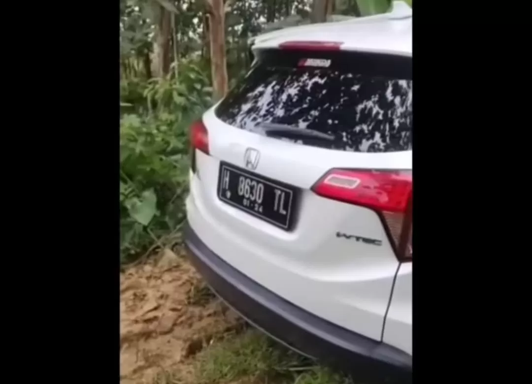 Fenomena aneh mobil tersesat ke hutan belantara (tangkapan layar)