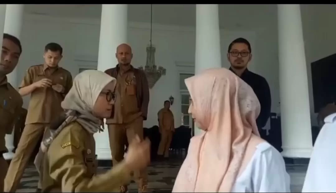Bupati Lebak, Provinsi Banten, Iti Octavia Jayabaya usir wartawan (Tangkapan layar)