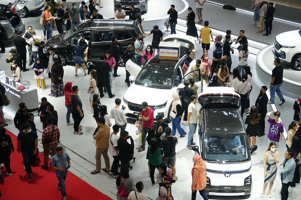 Wuling Motors membukukan penjualan atau SPK.pemesaan mobil seoama 2023. Foto: Wuling indoesia