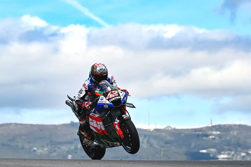 Hasil tes Portimao tes pramusim MotoGP 2023 terakhir hari pertama. Alex Rins di tes Portimao. (Foto: MotoGP