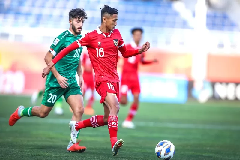 Hasil Timnas Indonesia U-20 Vs Irak U-20 pada fase Grup A Piala Asia U-20 2023. (Foto: PSSI)