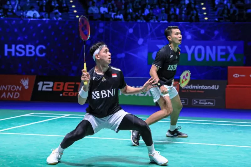 Jadwal 16 besar Spain Masters 2023 salah satunya menampilkan Fajar Alfian-Rian Ardianto. (Foto: PBSI)