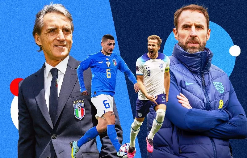 Prediksi skor Italia Vs Inggris pada kualifikasi Piala Eropa 2024. (Foto: theanalyst)