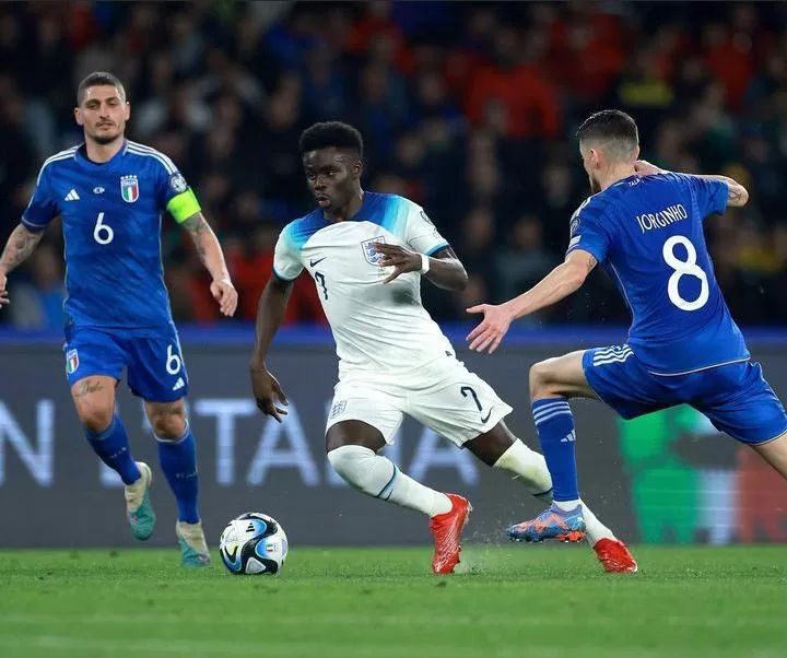 Bukayo Saka dapat pujian dari rekan setim dan lawannya (sumber: instagram official Bukayo Saka)