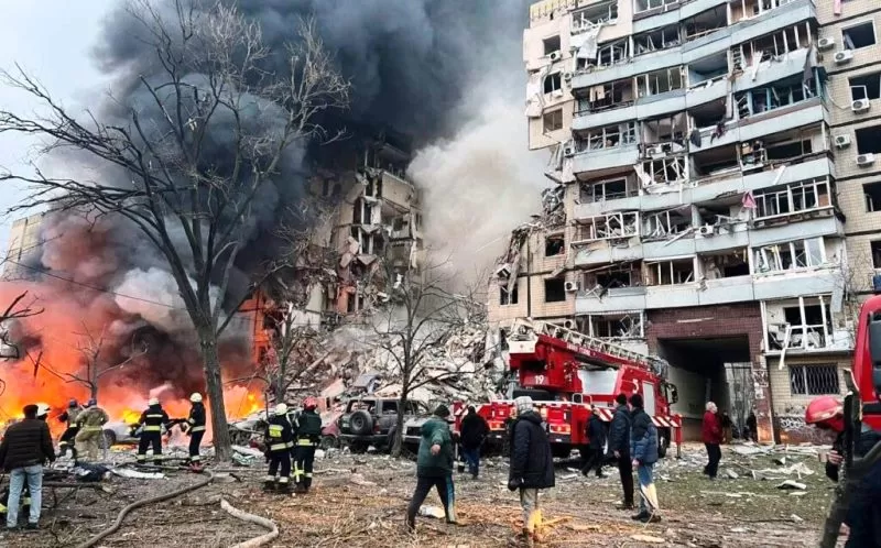 Serangan rudal Rusia ke permukiman Ukraina tewaskan enam warga setempat. (Foto: ilustrasi brusselstimes)