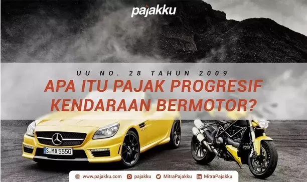 Pemerintah daerah mengenakan pajak progresif bagi pemilik kendaraan lebih dari satu oleh suatu naama di kartu keluarga. Foto: Pajakku 