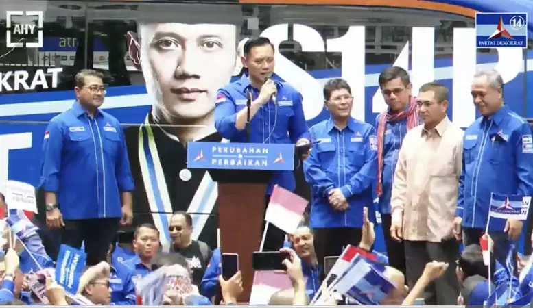 Keterangan pers AHY terkait PK oleh KSP Moeldoko.