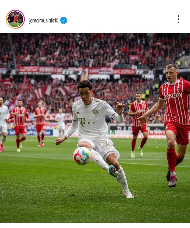 Jamal Musiala jadi andalan Bayern Munchen diusia muda (sumber: instagram official Jamal Musiala)
