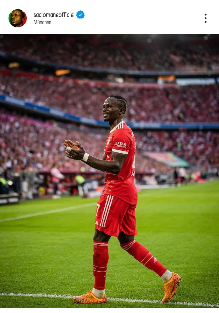 Sadio Mane terlibat perkelahian dengan Leroy Sane (sumber: instagram official Sadio Mane)