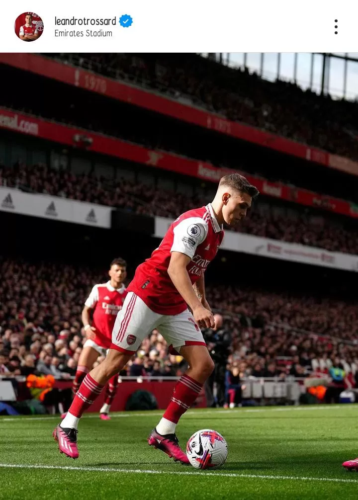 Leandro Trossard pembelian sukses Arsenal di bulan Januari 2023 (sumber: instagram official Leandro Trossard)