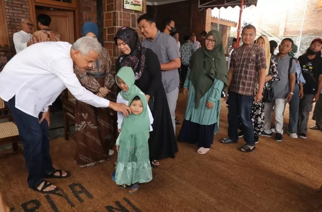 Gelar open house Idulfitri 1444 Hijriah, Ganjar Pranowo salami 6 ribu tamu (Dok Instagram)