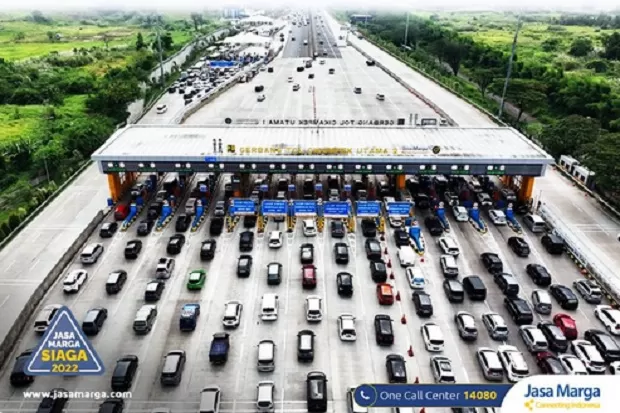 39 Ribu Kendaraan lewati Tol Transjawa pada H-8 Lebaran 2023 Foto: Jasa Marga